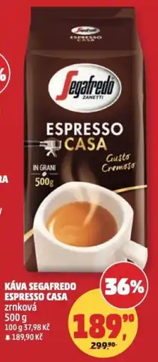 Penny Market Káva segafredo espresso casa zrnková nabídka