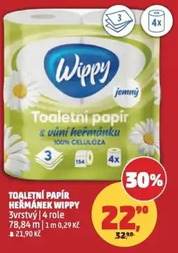 Penny Market Toaletní papír heřmánek wippy nabídka