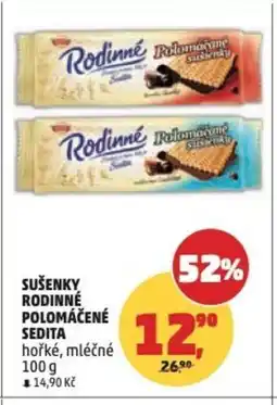Penny Market Sušenky rodinné polomáčené sedita hořké, mléčné nabídka
