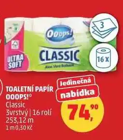 Penny Market TOALETNÍ PAPÍR OOPS! nabídka