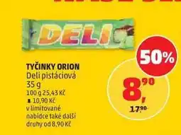 Penny Market Tyčinky Orion Deli pistáciová nabídka