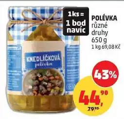Penny Market POLÉVKA různé druhy nabídka