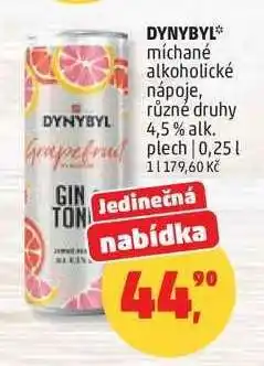 Penny Market DYNBYL míchané alkoholické nápoje nabídka