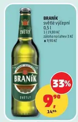 Penny Market BRANÍK světlé výčepní 0,5 l nabídka