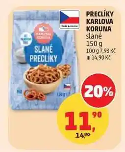 Penny Market PRECLÍKY KARLOVA KORUNA slané nabídka