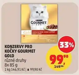 Penny Market KONZERVY PRO KOČKY GOURMET GOLD nabídka
