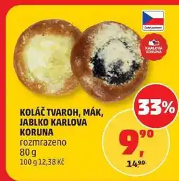Penny Market KOLÁČ TVAROH, MÁK, JABLKO KARLOVA KORUNA nabídka