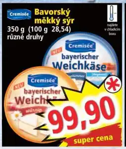Norma Bavorský měkký sýr nabídka