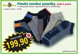 Norma Pánské sneaker ponožky, sada 5 párů nabídka