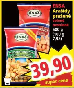 Norma Ensa Arašídy pražené solené nesolené nabídka