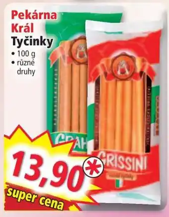 Norma Pekárna Král Tyčinky nabídka