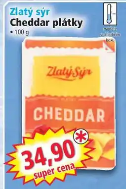 Norma Zlatý sýr Cheddar plátky nabídka