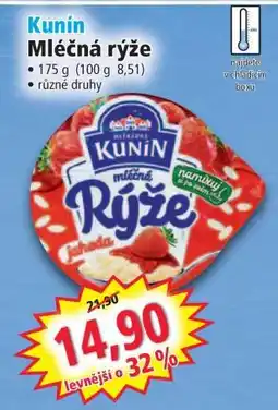 Norma Kunín mléčná rýže nabídka