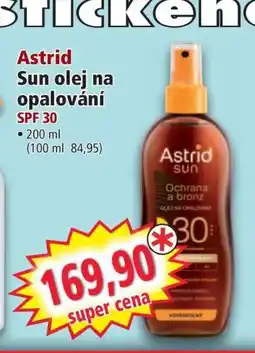 Norma ASTRID SUN Olej na opalování SPF 30 nabídka