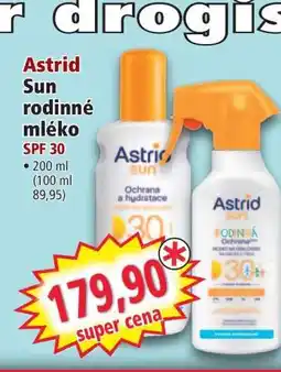 Norma Astrid Sun rodinné mléko SPF 30 nabídka