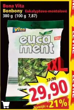 Norma Bona Vita Bonbony Eukalyptovo-mentolové nabídka