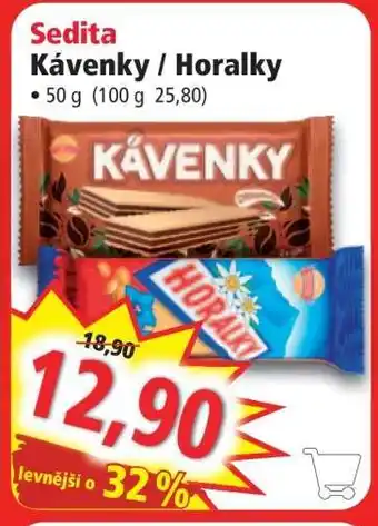 Norma Sedita Kávenky / Horalky nabídka