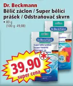 Norma Dr. Beckmann Bělič záclon / Super bělící prášek / Odstraňovač skvrn nabídka