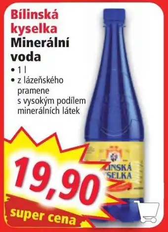 Norma Bílinská kyselka Minerální voda nabídka