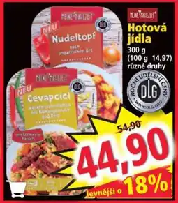 Norma Hotová jídla nabídka