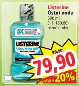 Norma Listerine ústní voda nabídka