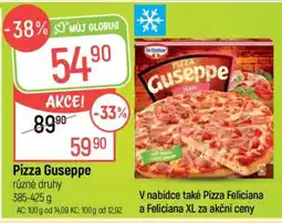 Globus Pizza Guseppe nabídka