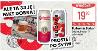 Globus Budweiser Budvar nabídka