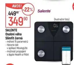 Globus SALENTE Osobní váha Slimfit černá nabídka