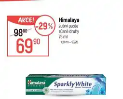 Globus Himalaya zubní pasta různé druhy nabídka