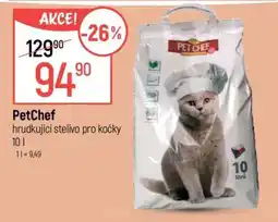 Globus PetChef hrudkující stelivo pro kočky 10 l nabídka