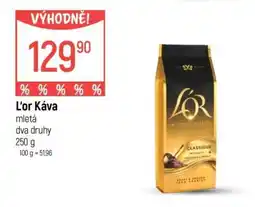 Globus L'Or Káva nabídka