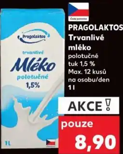 Kaufland PRAGOLAKTOS Trvanlivé mléko nabídka