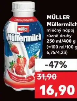 Kaufland MÜLLER Müllermilch nabídka