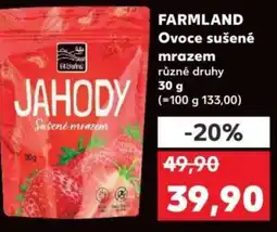 Kaufland FARMLAND Ovoce sušené mrazem nabídka