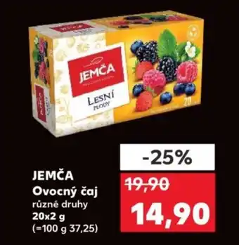 Kaufland JEMČA Ovocný čaj nabídka