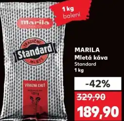 Kaufland MARILA Mletá káva Standard nabídka
