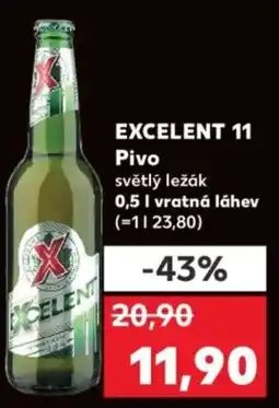 Kaufland EXCELENT 11 Pivo nabídka