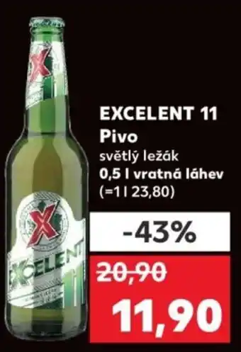 Kaufland EXCELENT 11 Pivo nabídka