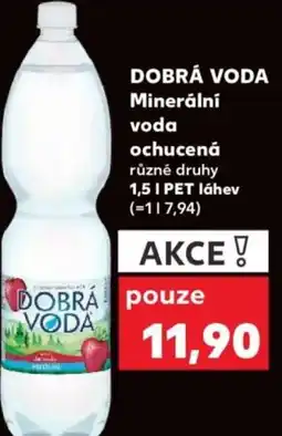 Kaufland DOBRÁ VODA Minerální voda ochucená nabídka