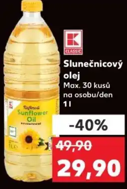 Kaufland Slunečnicový olej nabídka
