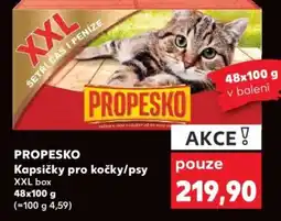 Kaufland PROPESKO Kapsičky pro kočky/psy nabídka