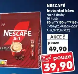 Kaufland NESCAFÉ Instantní káva nabídka