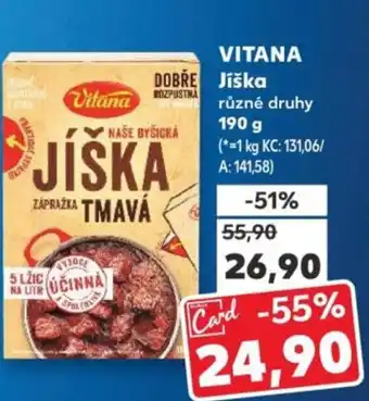 Kaufland VITANA Jíška nabídka