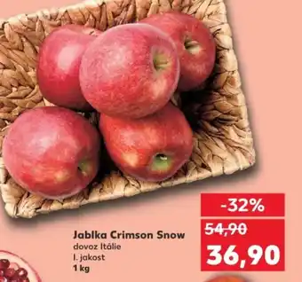 Kaufland Jablka Crimson Snow nabídka