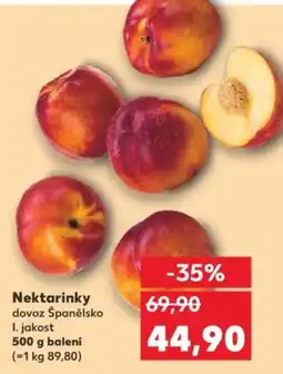 Kaufland Nektarinky nabídka