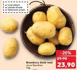 Kaufland Brambory žluté rané nabídka