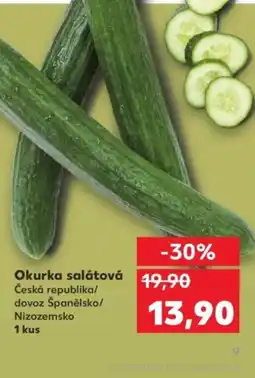Kaufland Okurka salátová nabídka