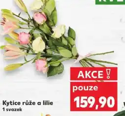 Kaufland Kytice růže a lilie nabídka