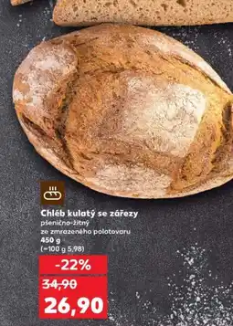 Kaufland Chléb kulatý se zářezy nabídka