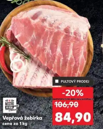 Kaufland Vepřová žebírka nabídka